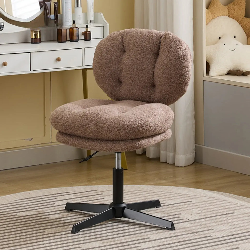 Sedia da ufficio girevole ergonomica moderna imbottita capitonné