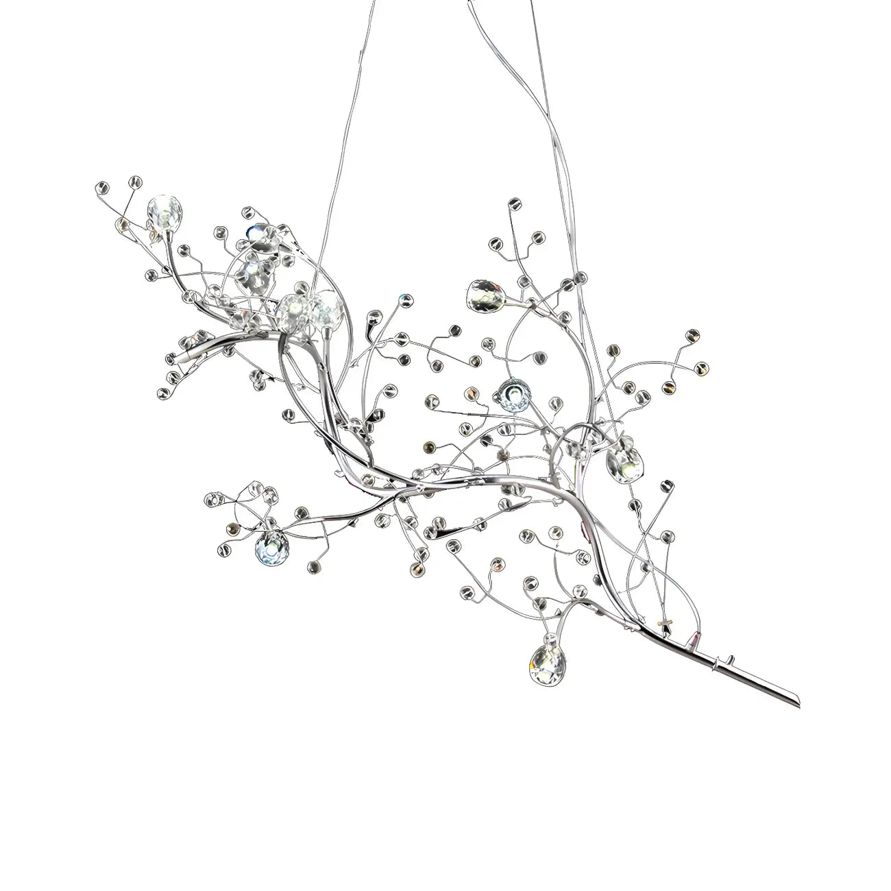 Lampadario a sospensione moderno a LED con rami in metallo