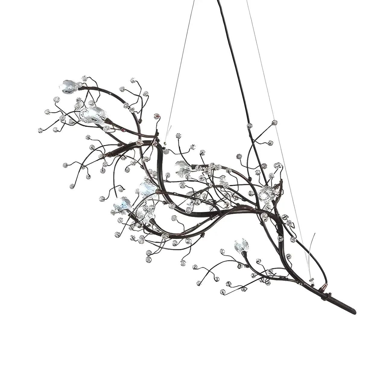 Lampadario a sospensione moderno a LED con rami in metallo