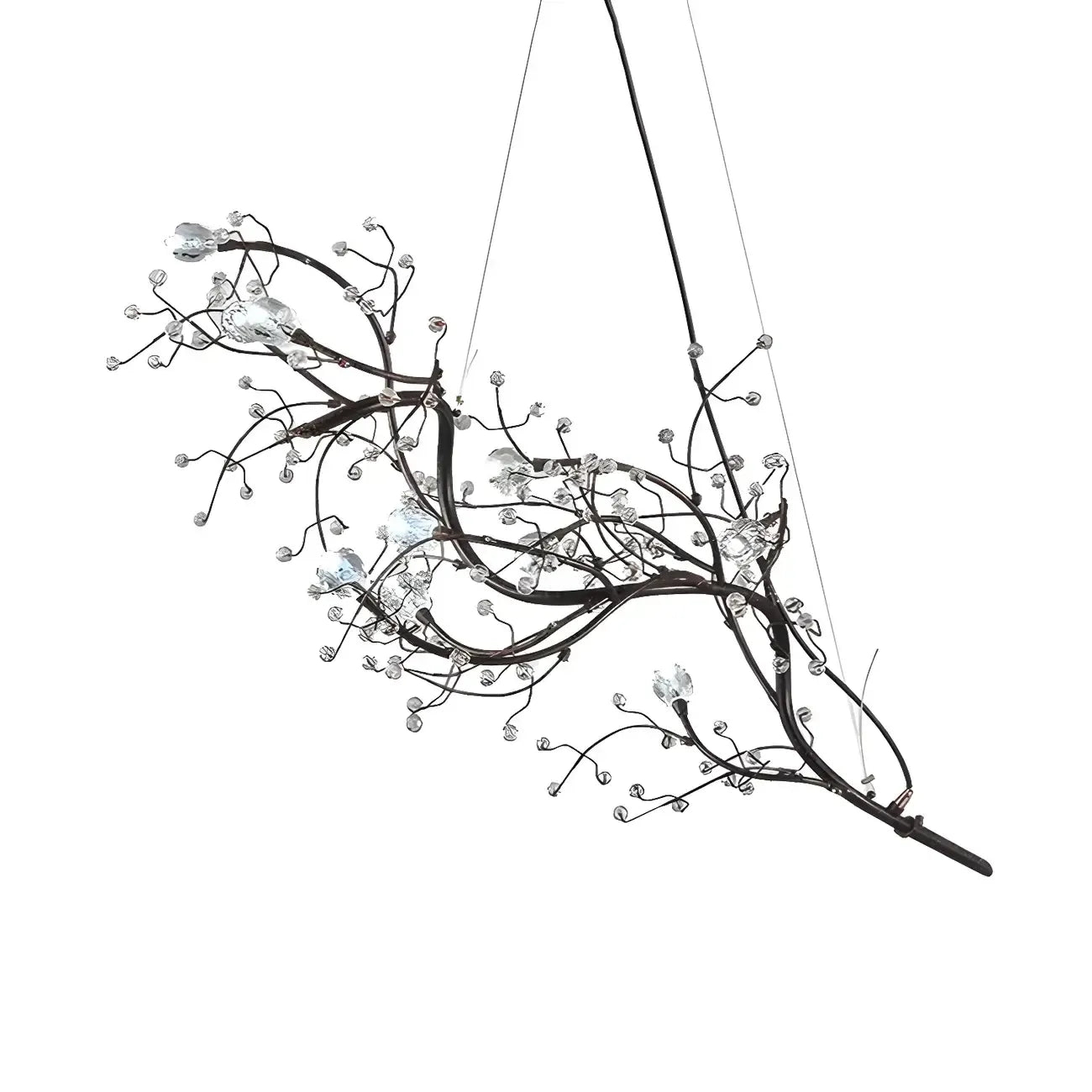 Lampadario a sospensione moderno a LED con rami in metallo
