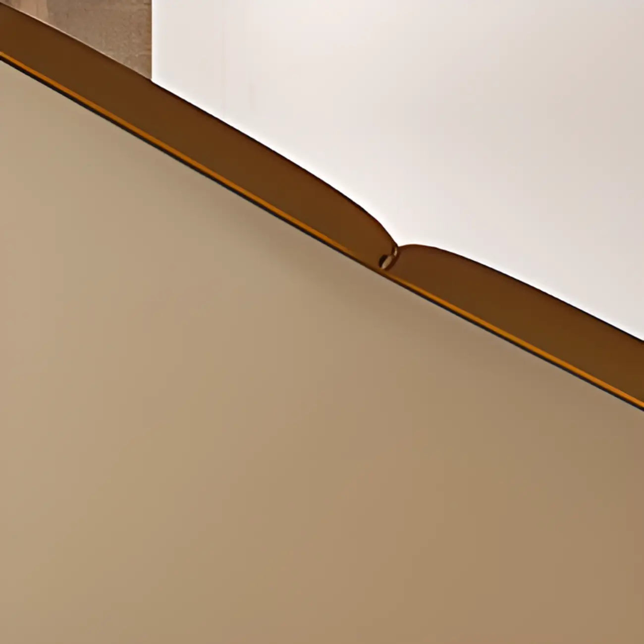 Tabouret de bar de luxe en cuir à hauteur réglable, piédestal doré