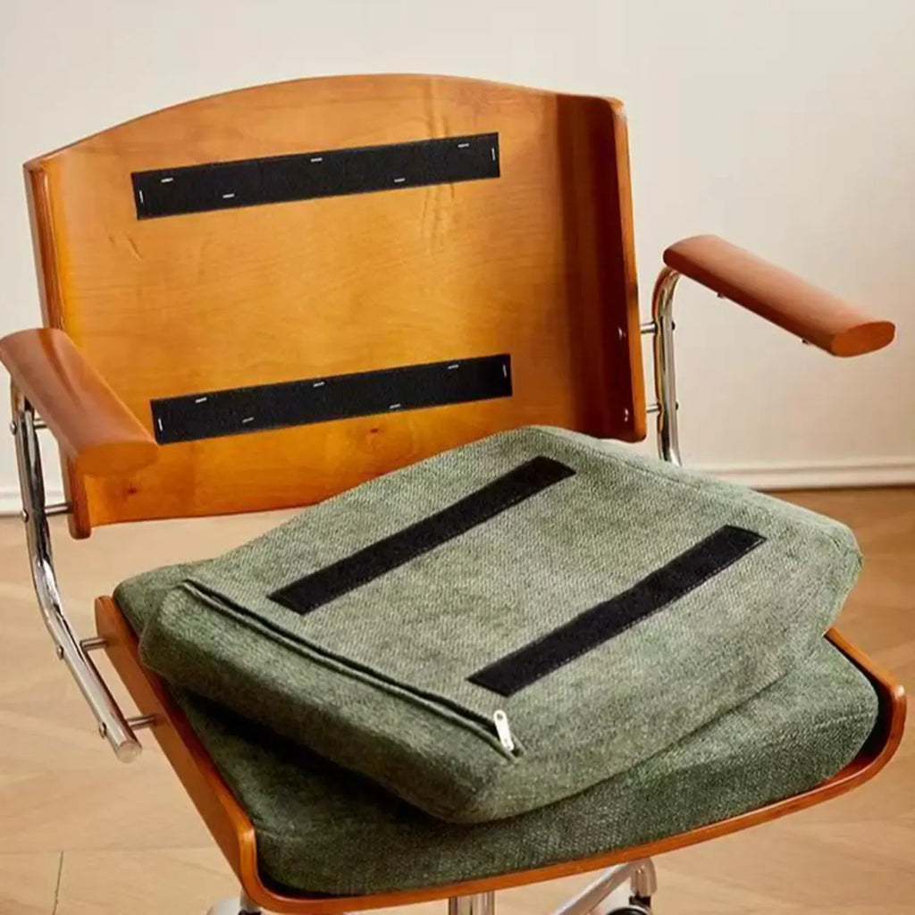 Chaise de bureau pivotante ergonomique moderne en tissu vert