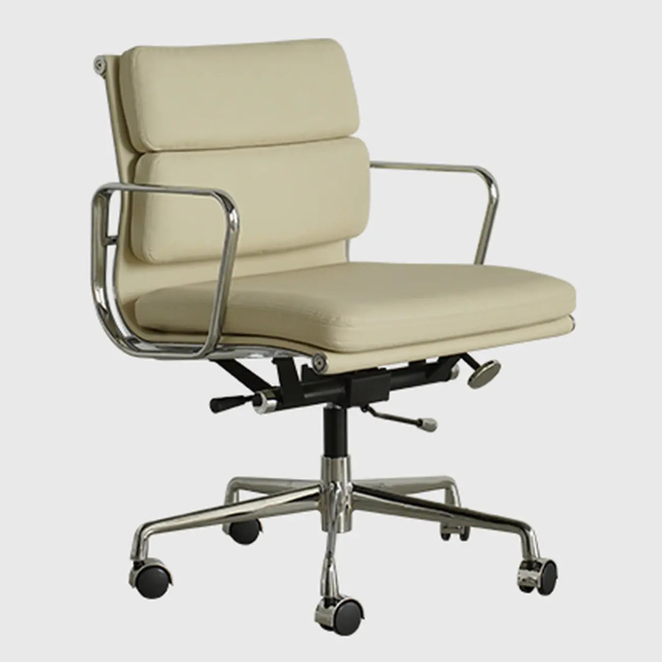 Chaise de bureau ergonomique réglable en cuir moderne