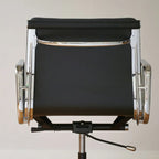Chaise de bureau ergonomique réglable en cuir moderne