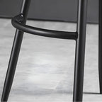 Tabourets de bar pivotants en cuir de hauteur industrielle