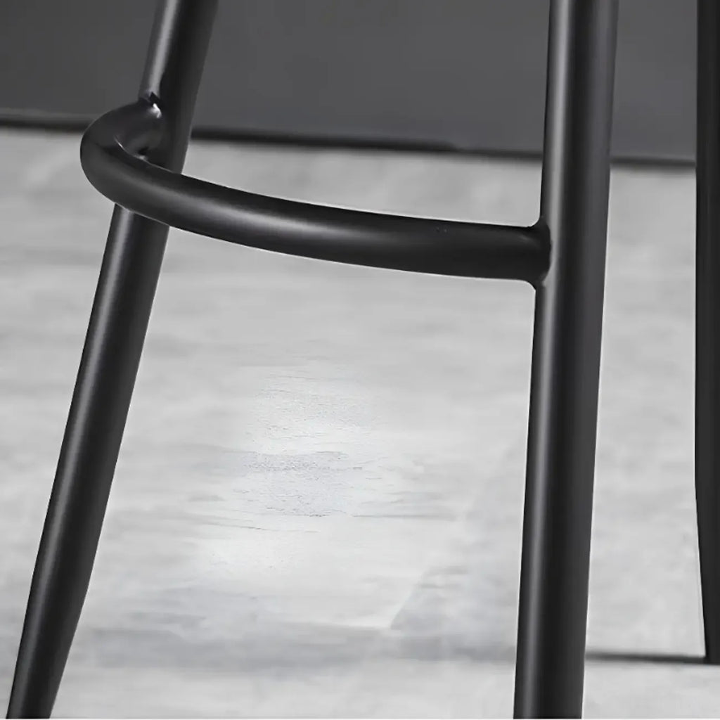 Tabourets de bar pivotants en cuir de hauteur industrielle