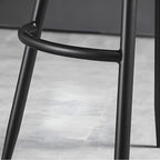 Tabourets de bar pivotants en cuir de hauteur industrielle
