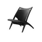 Fauteuil minimaliste en cuir marron selle pour salon
