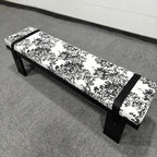 Banc de chambre minimaliste capitonné avec coussin moelleux
