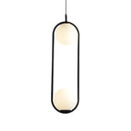 Suspension élégante Globe noire et dorée pour chambre à coucher