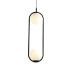 Suspension élégante Globe noire et dorée pour chambre à coucher