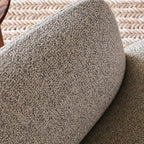 Fauteuil d'appoint moderne à dossier haut avec repose-pieds