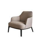 Fauteuil d'appoint moderne à dossier haut avec repose-pieds