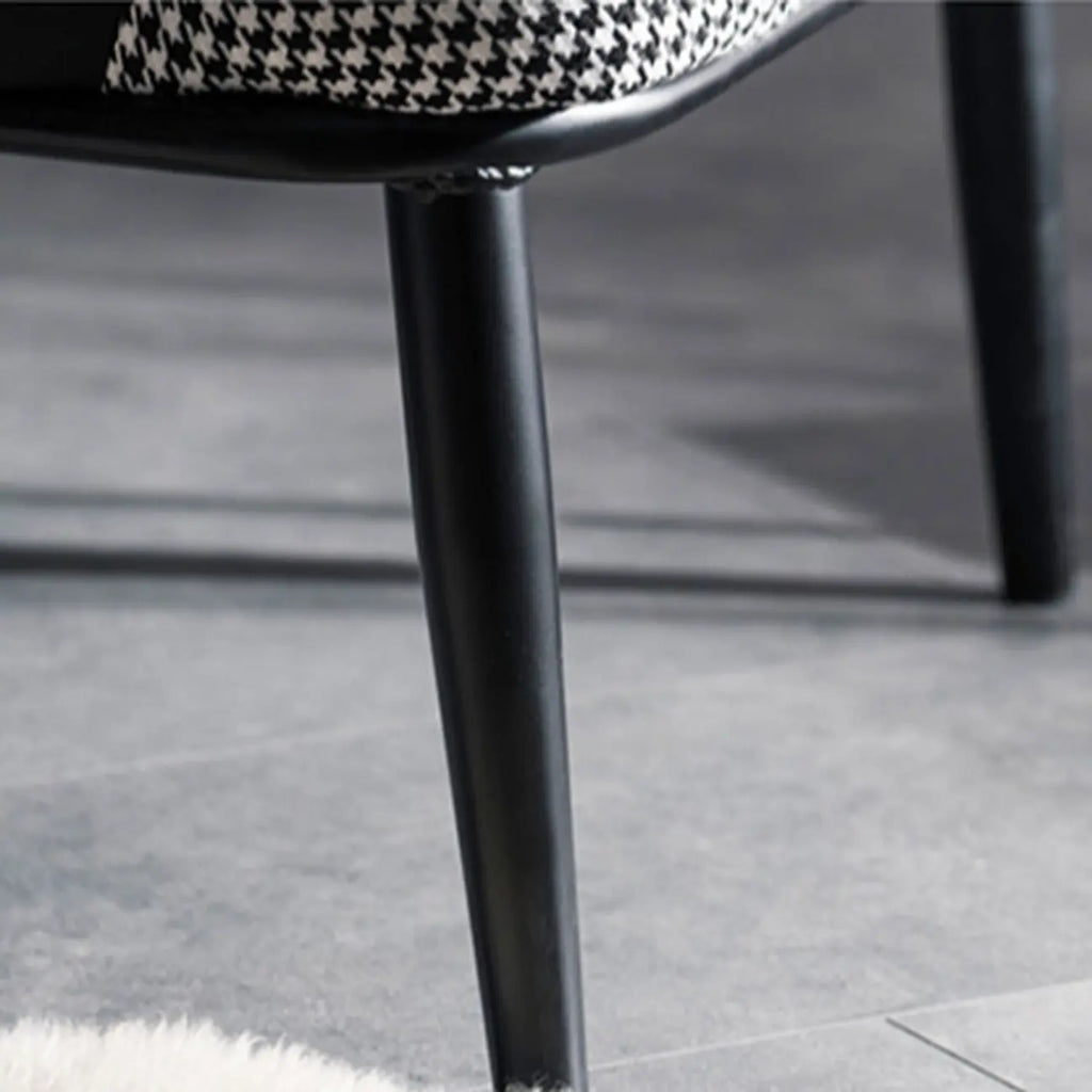Fauteuil tonneau moderne en similicuir pour salon