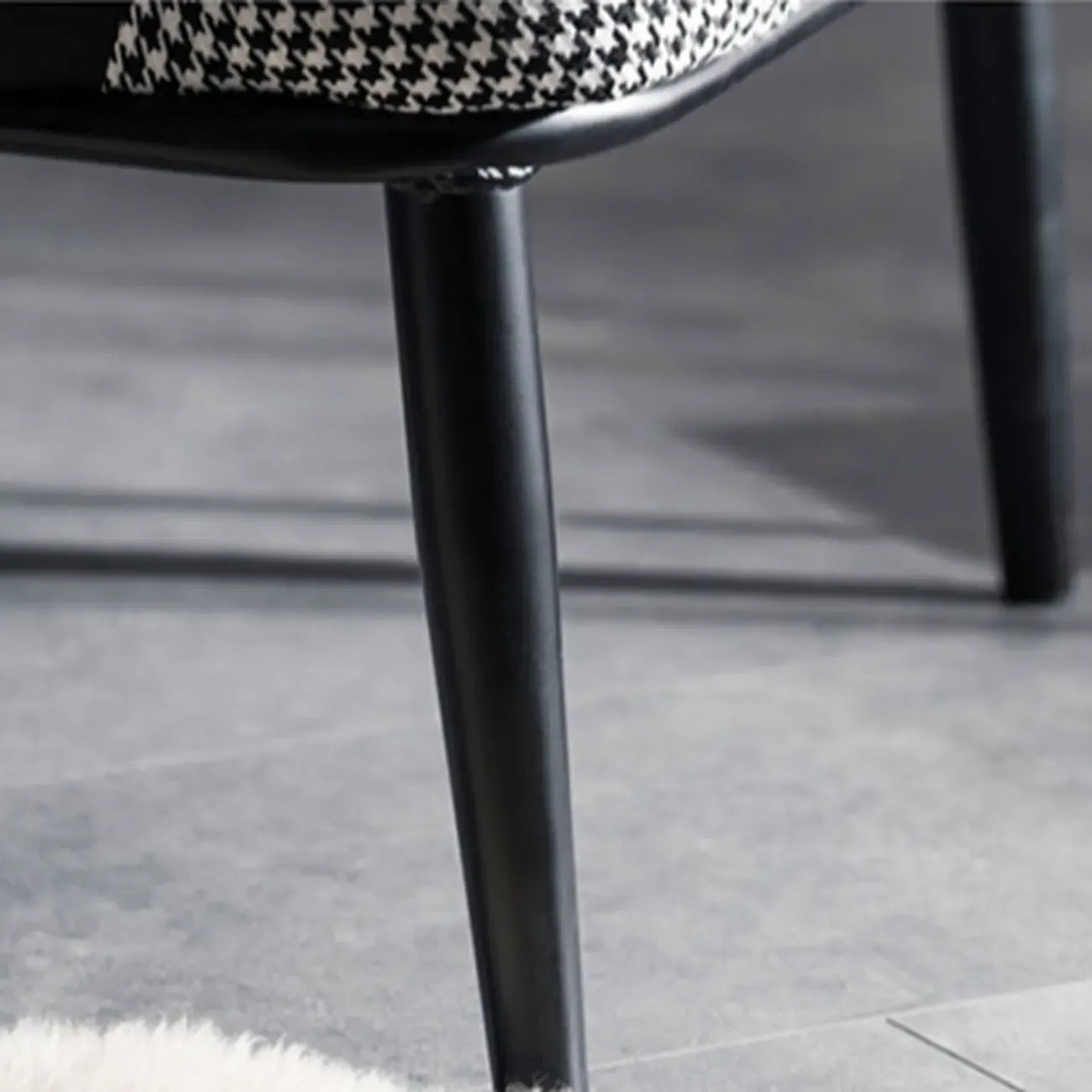 Fauteuil tonneau moderne en similicuir pour salon