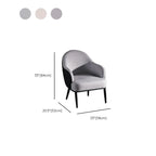 Fauteuil tonneau moderne en similicuir pour salon