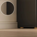 Buffet moderne noir massif avec rangement