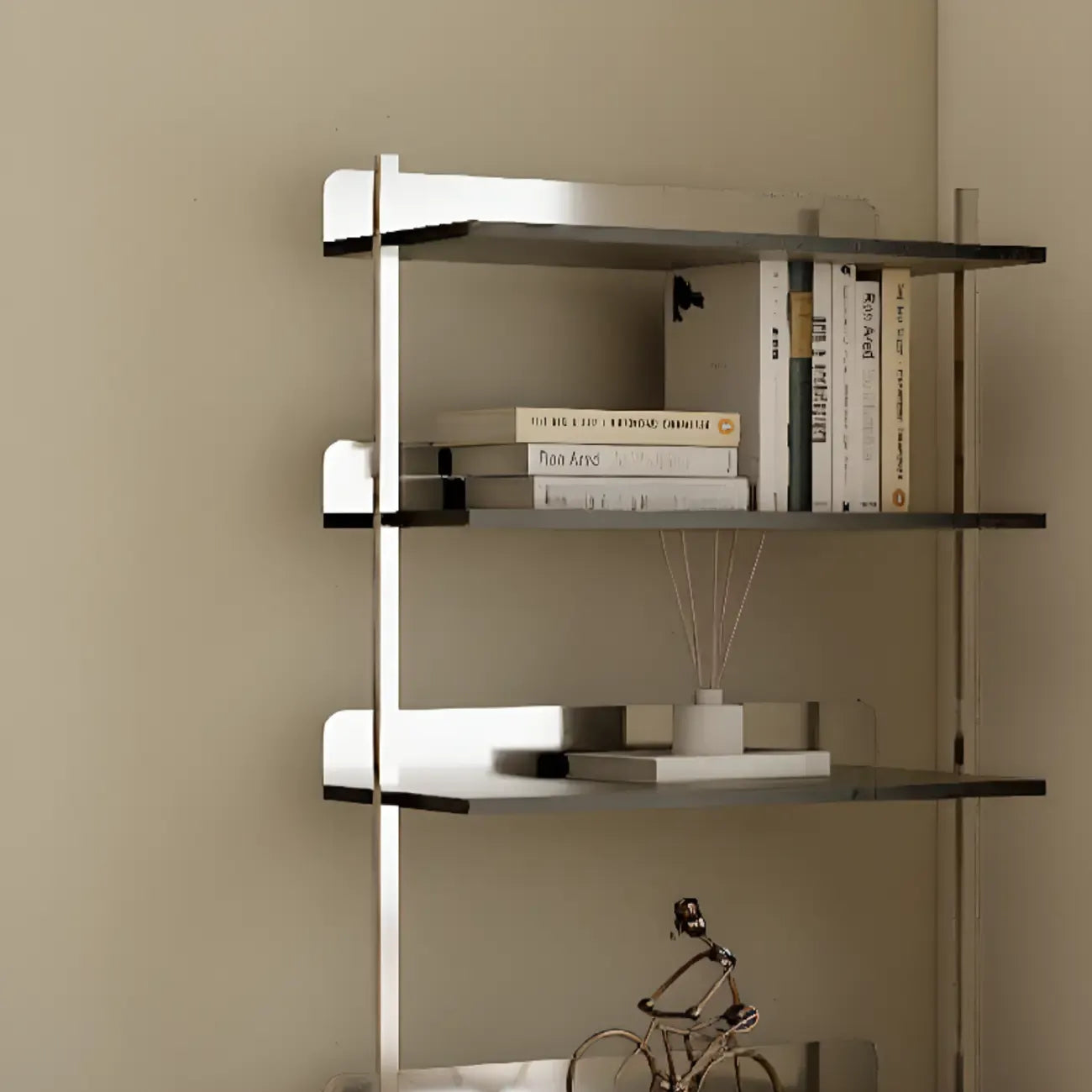 Bibliothèque échelle moderne avec armoire de rangement