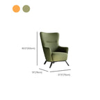 Petit fauteuil d'appoint en similicuir pour salon