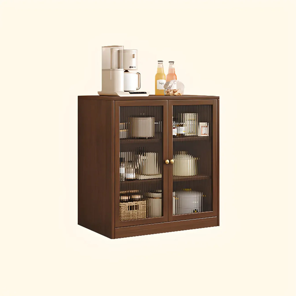 Buffet moderne Art Déco en bois avec rangement