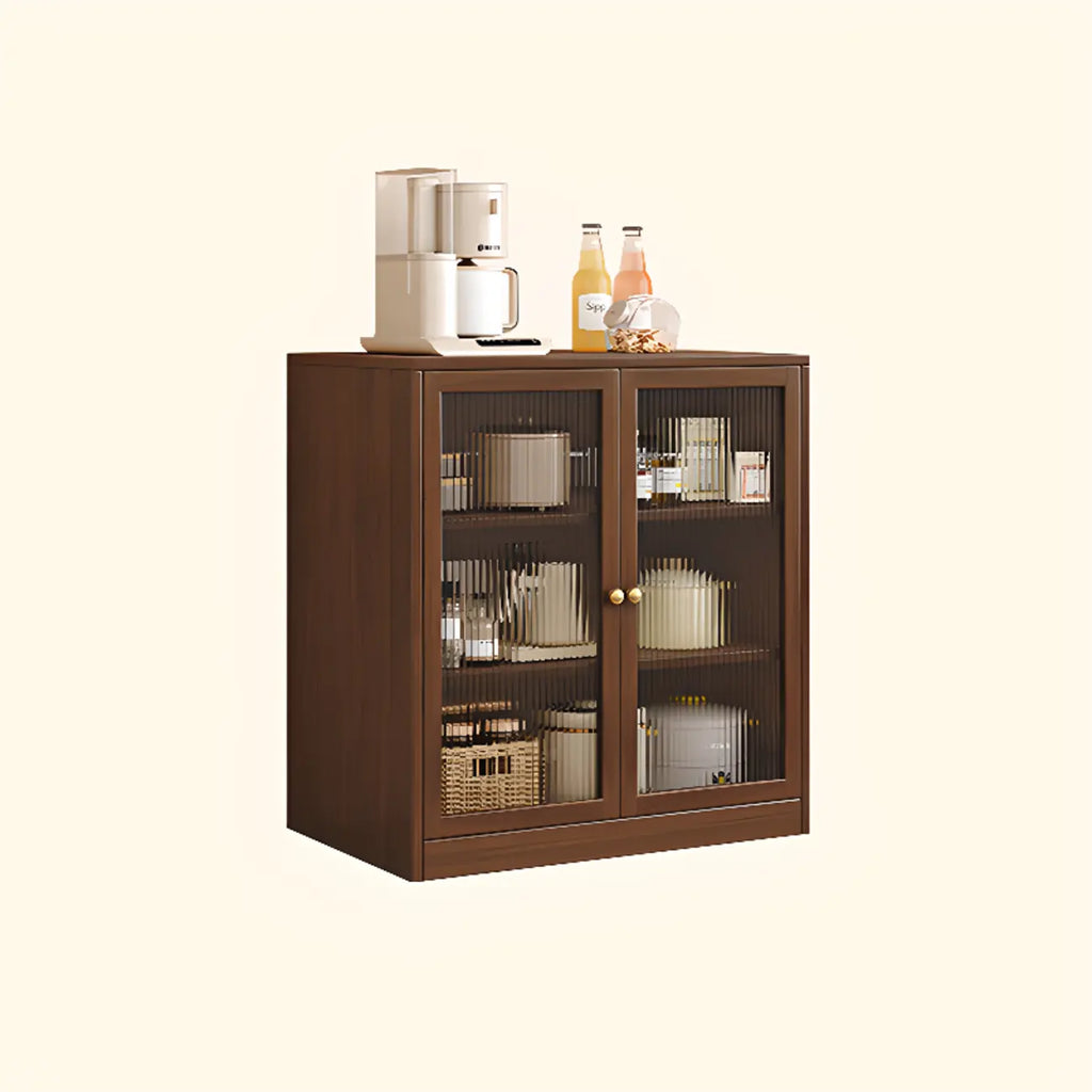 Buffet moderne Art Déco en bois avec rangement