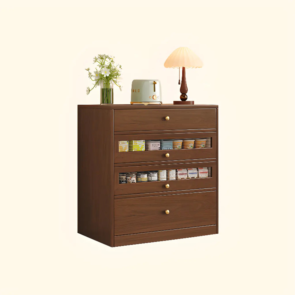 Buffet moderne Art Déco en bois avec rangement