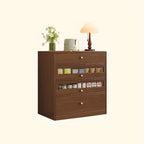 Buffet moderne Art Déco en bois avec rangement