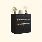Buffet moderne Art Déco en bois avec rangement