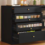 Buffet moderne Art Déco en bois avec rangement