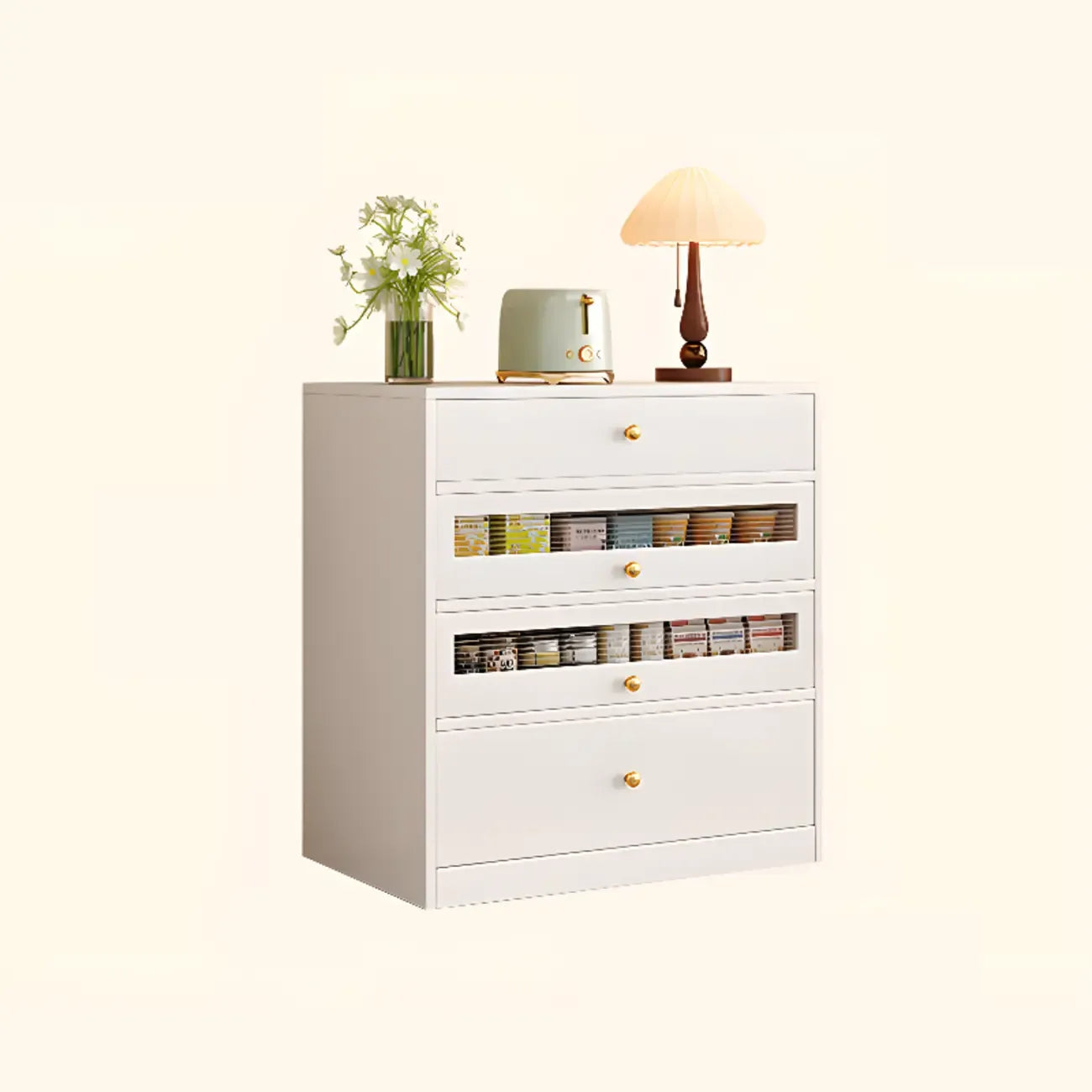 Buffet moderne Art Déco en bois avec rangement