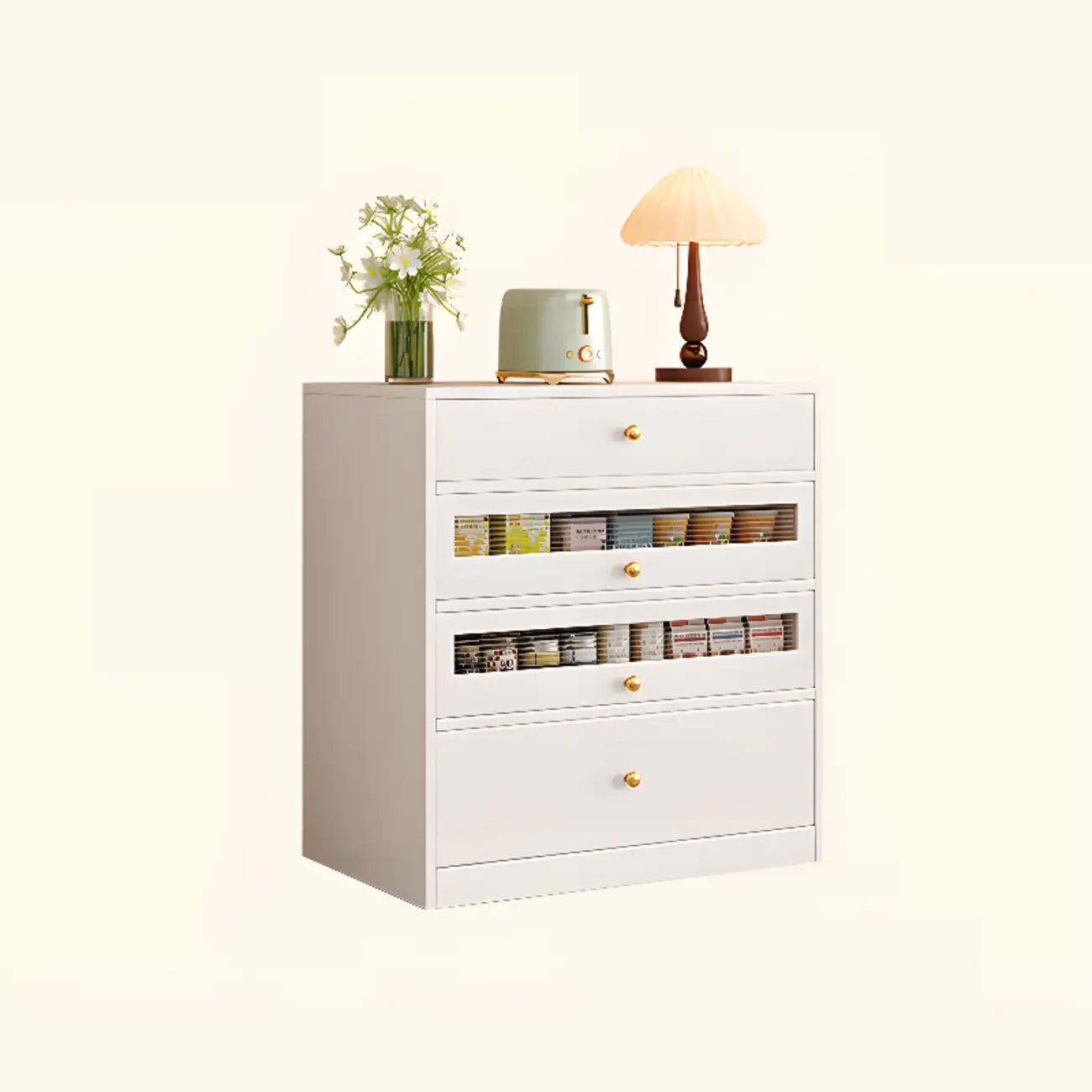 Buffet moderne Art Déco en bois avec rangement
