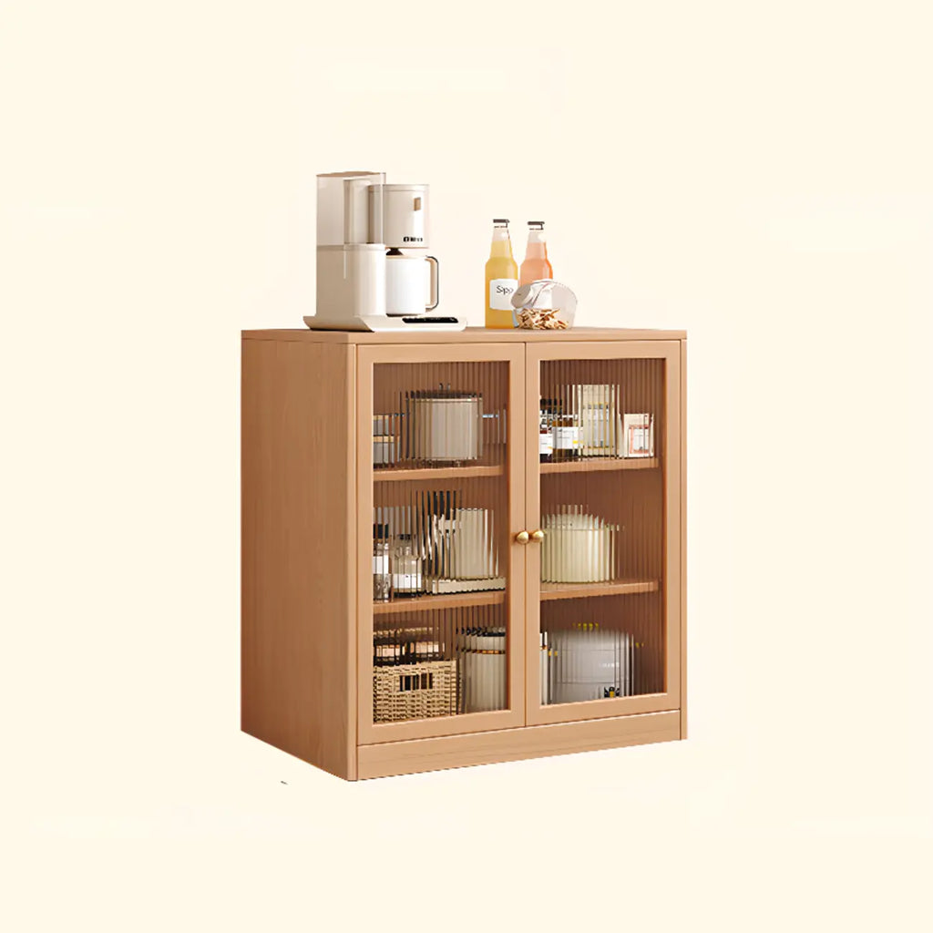 Buffet moderne Art Déco en bois avec rangement
