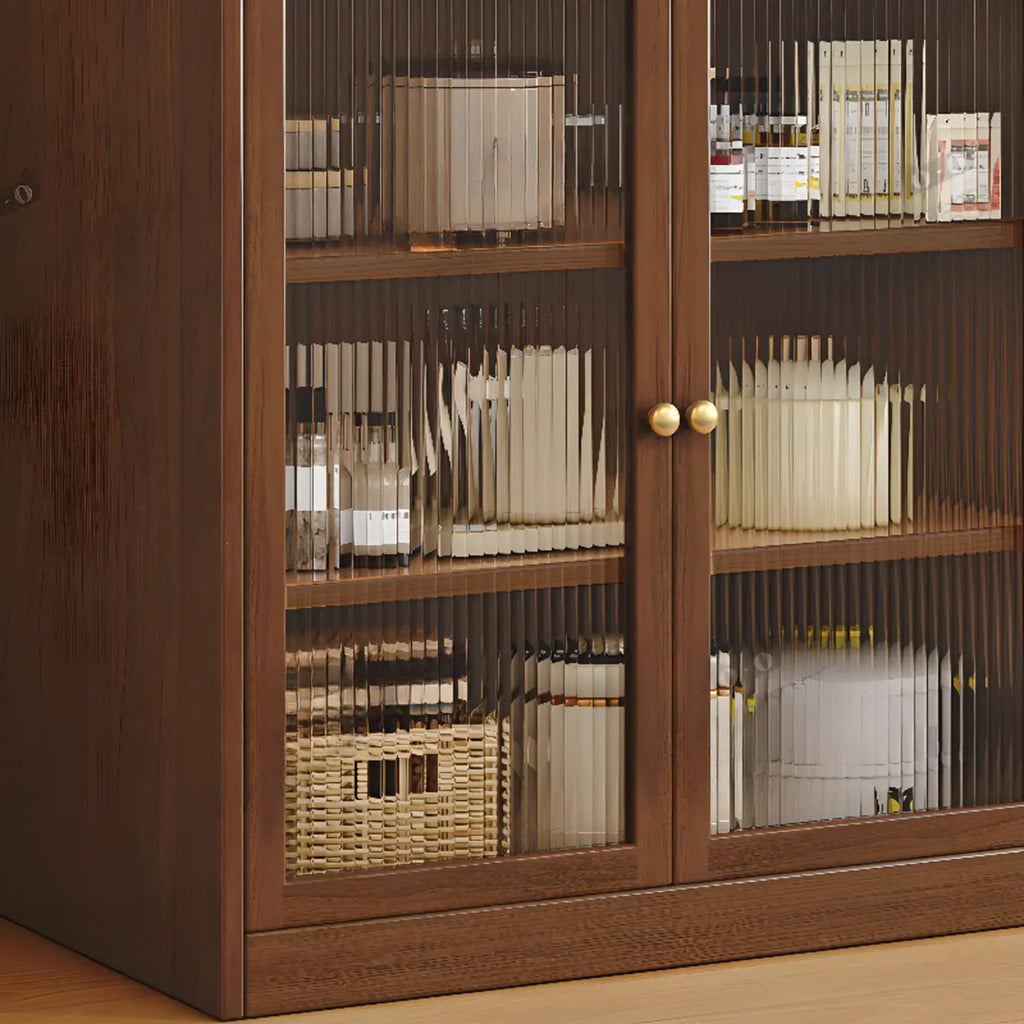 Buffet moderne Art Déco en bois avec rangement