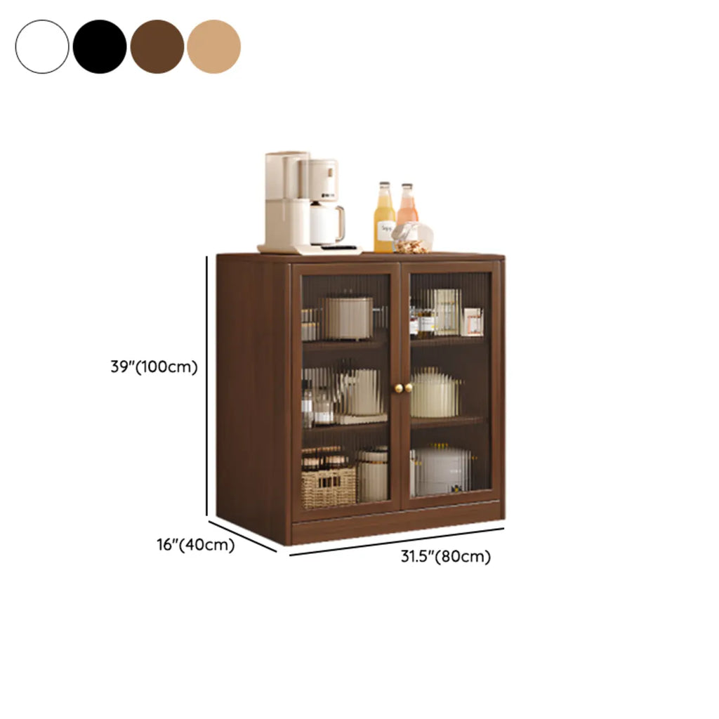 Buffet moderne Art Déco en bois avec rangement