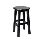 Tabourets de bar modernes en bois, hauteur comptoir, sans dossier