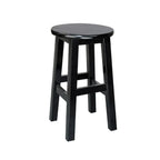 Tabourets de bar modernes en bois, hauteur comptoir, sans dossier