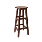 Tabourets de bar modernes en bois, hauteur comptoir, sans dossier