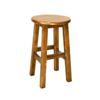 Tabourets de bar modernes en bois, hauteur comptoir, sans dossier