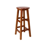 Tabourets de bar modernes en bois, hauteur comptoir, sans dossier
