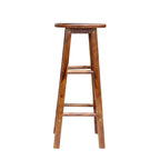 Tabourets de bar modernes en bois, hauteur comptoir, sans dossier