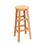 Tabourets de bar modernes en bois, hauteur comptoir, sans dossier
