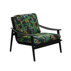 Fauteuil d'appoint en tissu jacquard pour salon
