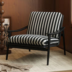 Fauteuil d'appoint en tissu jacquard pour salon