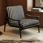 Fauteuil d'appoint en tissu jacquard pour salon