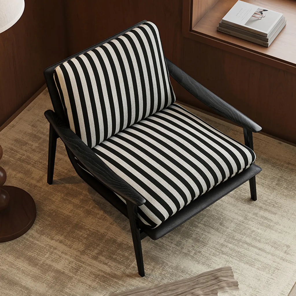 Fauteuil d'appoint en tissu jacquard pour salon