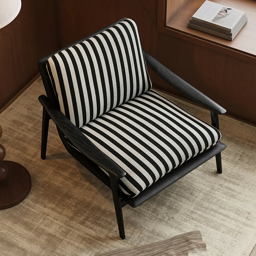 Fauteuil d'appoint en tissu jacquard pour salon