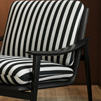 Fauteuil d'appoint en tissu jacquard pour salon