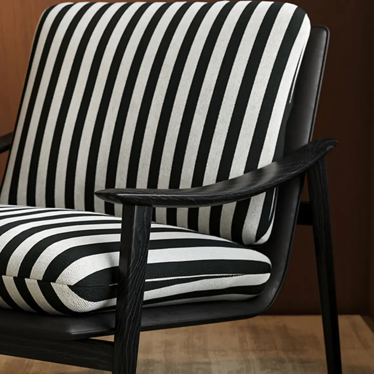 Fauteuil d'appoint en tissu jacquard pour salon