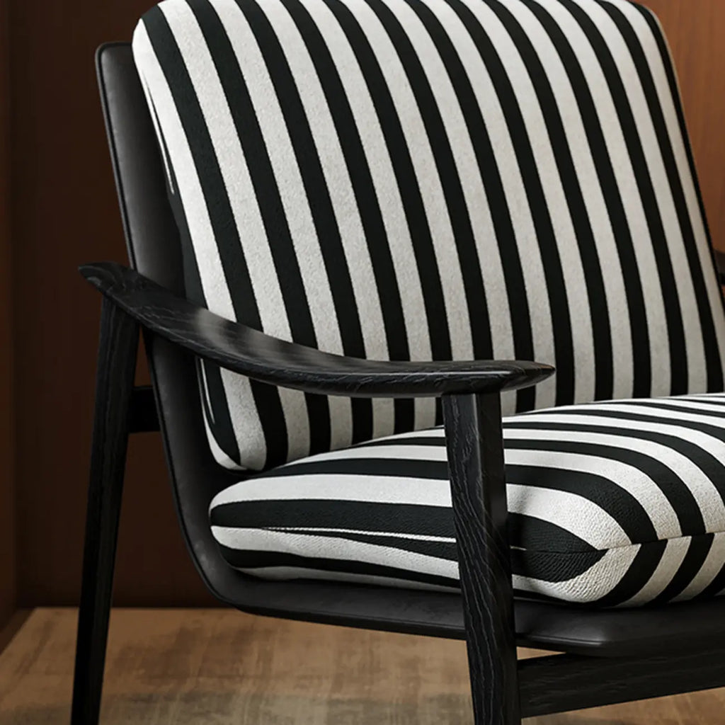 Fauteuil d'appoint en tissu jacquard pour salon