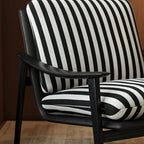 Fauteuil d'appoint en tissu jacquard pour salon